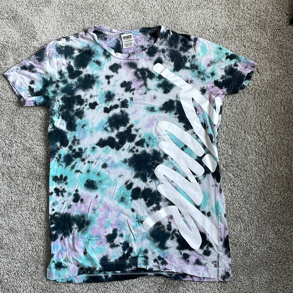 Oversized PINK tie dye shirt